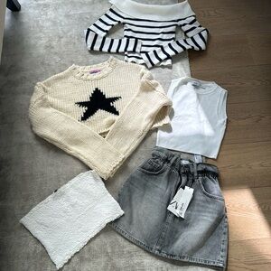 Girls Tops and Bottoms (Zara & Edikted & Brandy Melville)